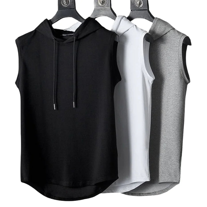 Nolan Cotton Tanktop Hoodie