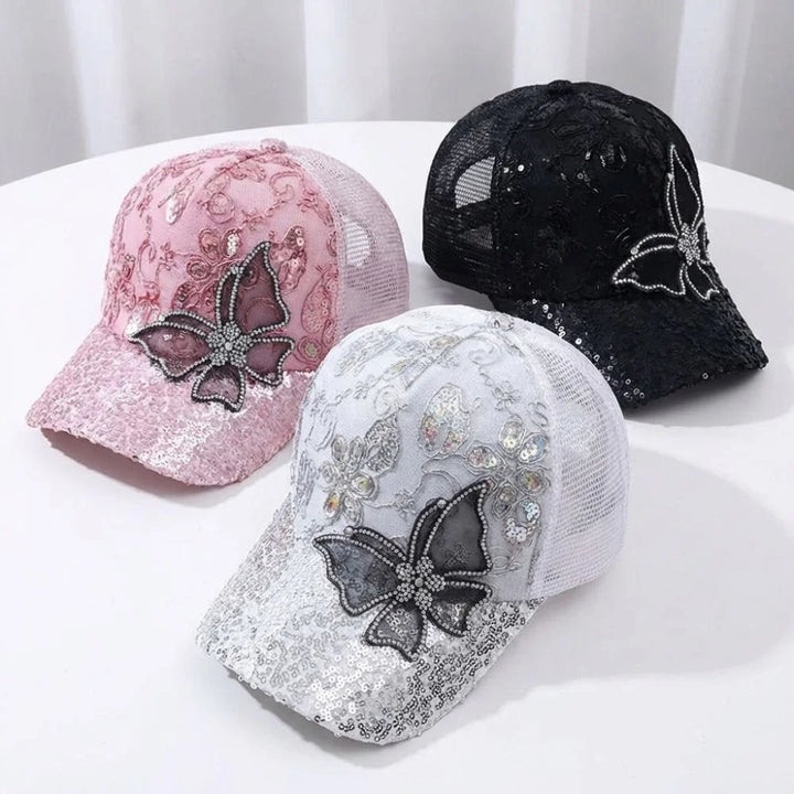 Daisy Butterfly Cap