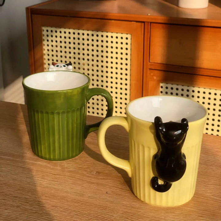 Shadow & Whiskers Hanging Mugs