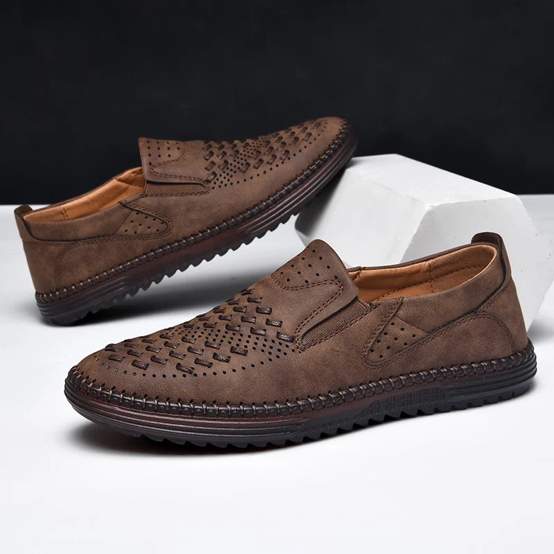 Levan Cowhide Slip-ons