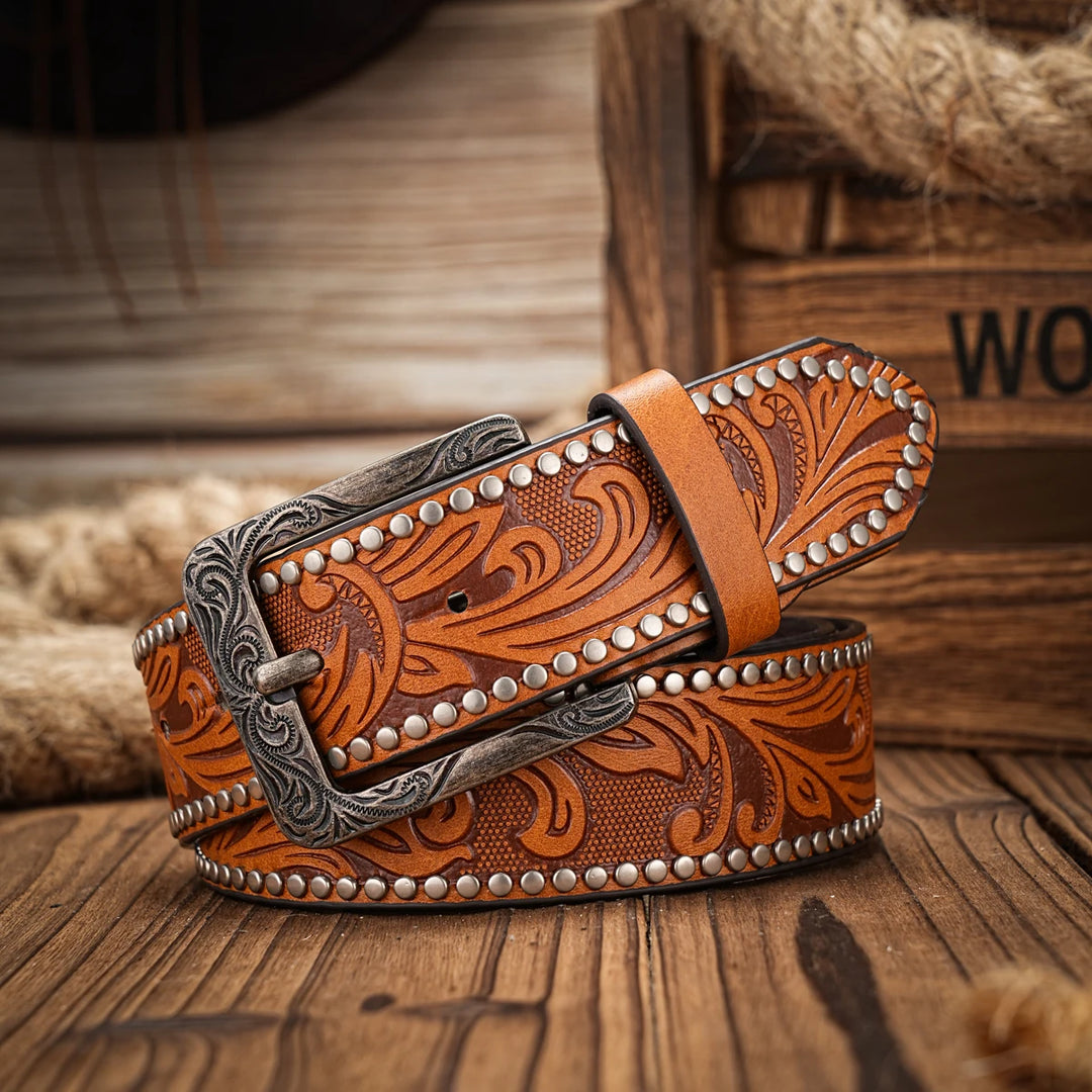 Mustang Leather Belt