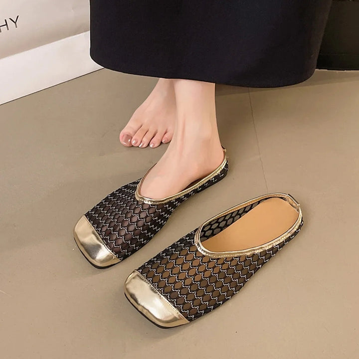 Lenia Netté Slip-on Sandals