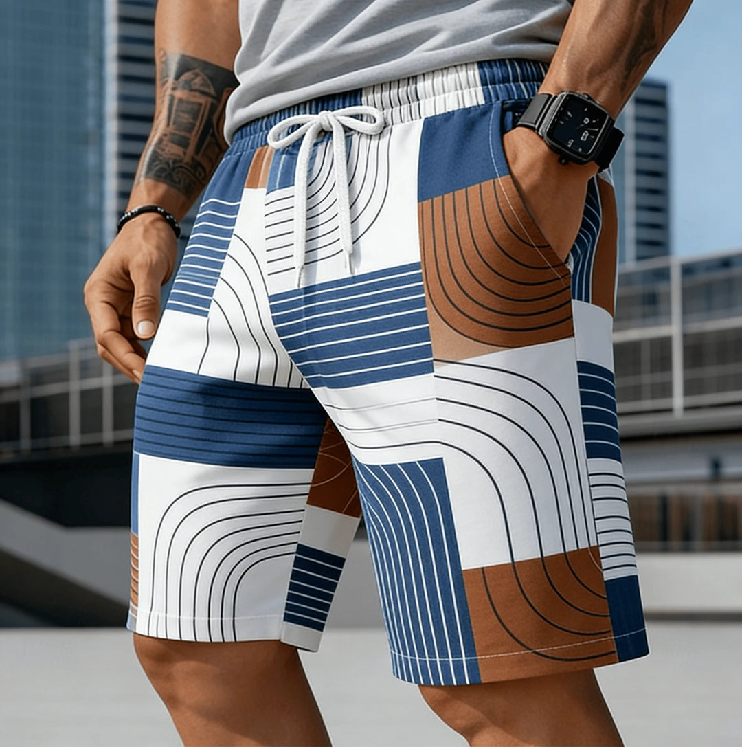 Bennett Patchwork Shorts