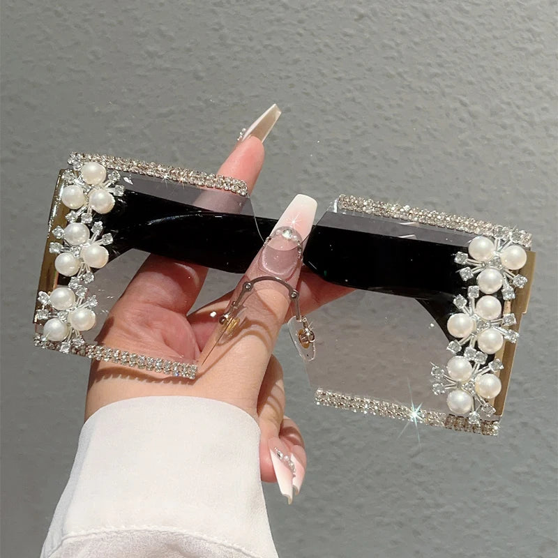 Noemi Pearl Rim Sunglasses