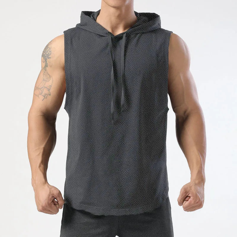 Nolan Cotton Tanktop Hoodie