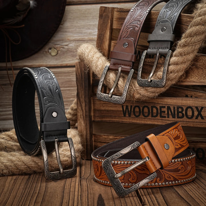 Mustang Leather Belt