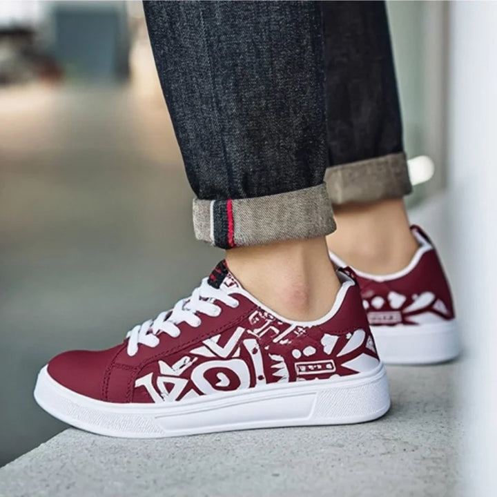 Renoir Patch Canvas Sneakers