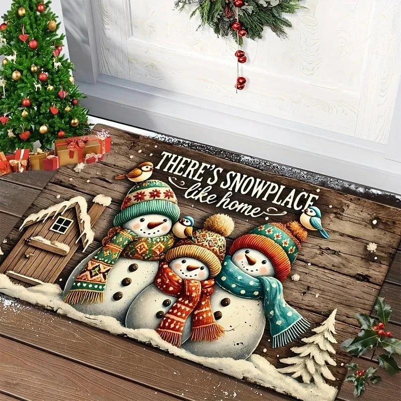 Snowman Welcome Mat