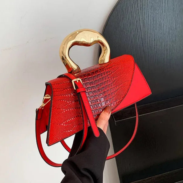 Evania Croc Handbag