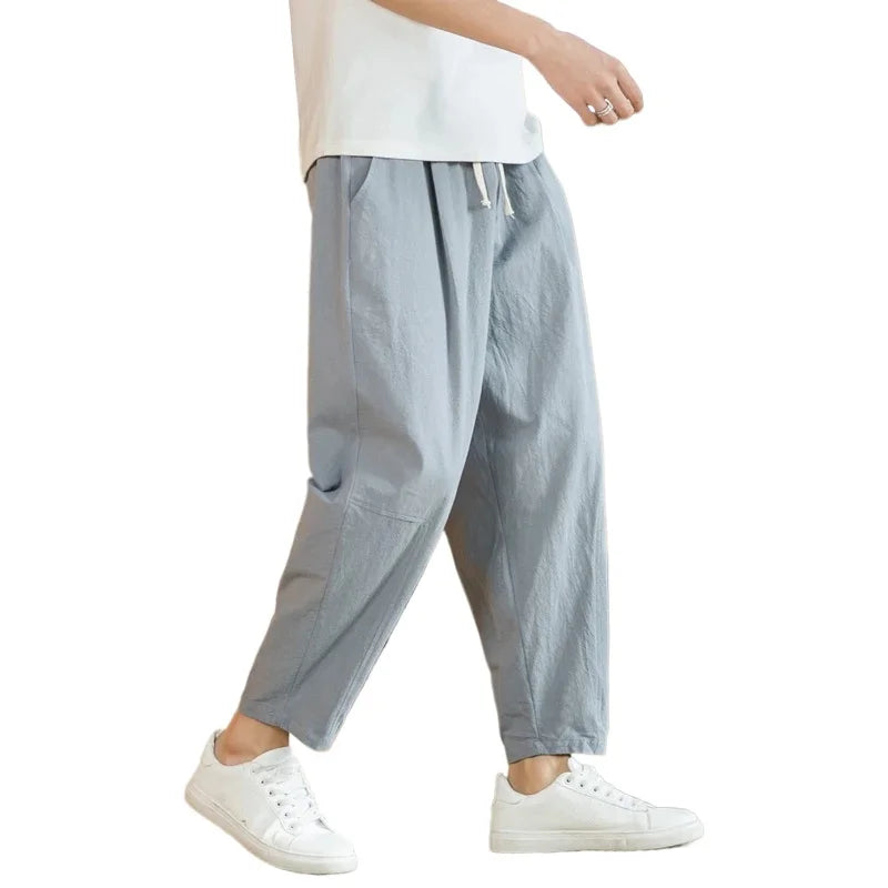 Mitchell Linen Straight Pants