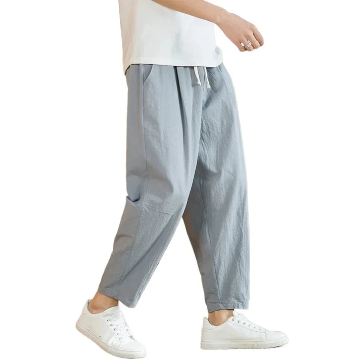 Mitchell Linen Straight Pants