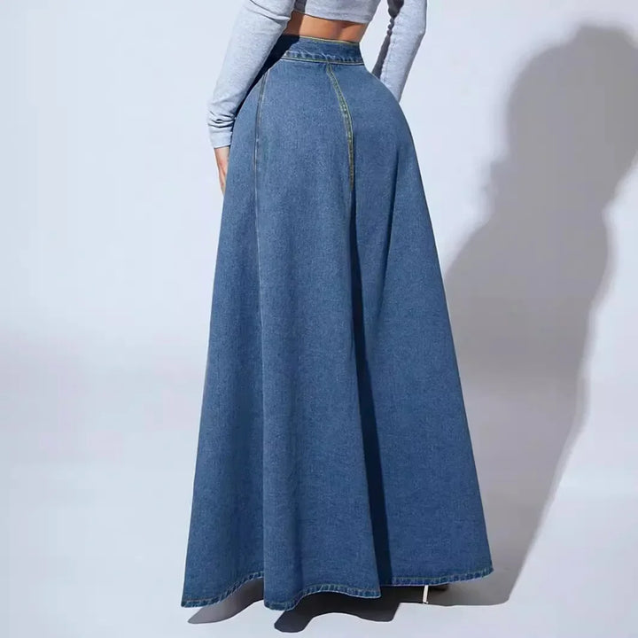 Silva Denim Long Skirt
