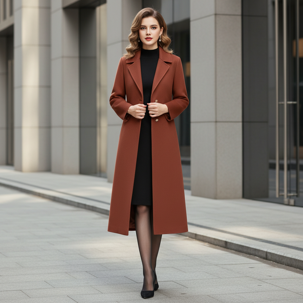 Serina Wool Long Coat