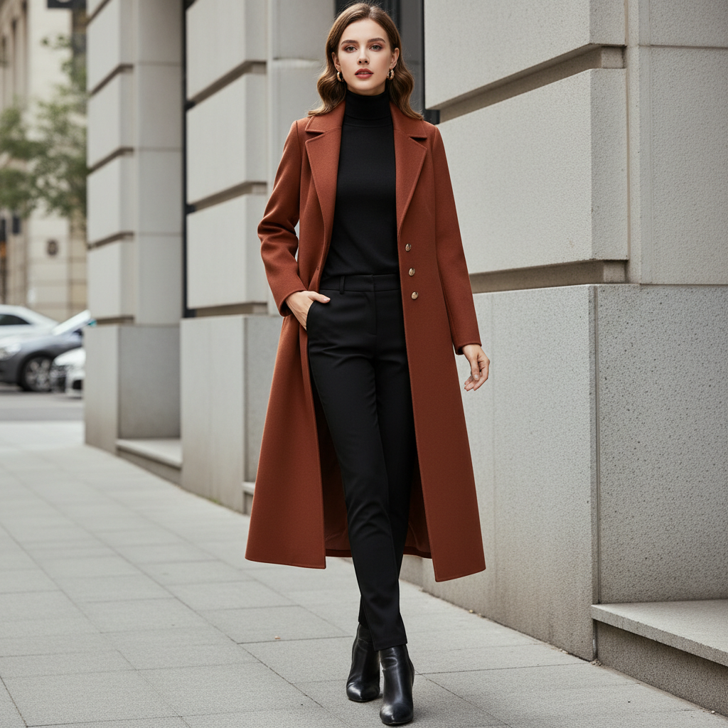 Serina Wool Long Coat