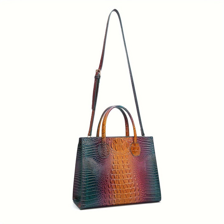 Cavalli Croc Bag Set