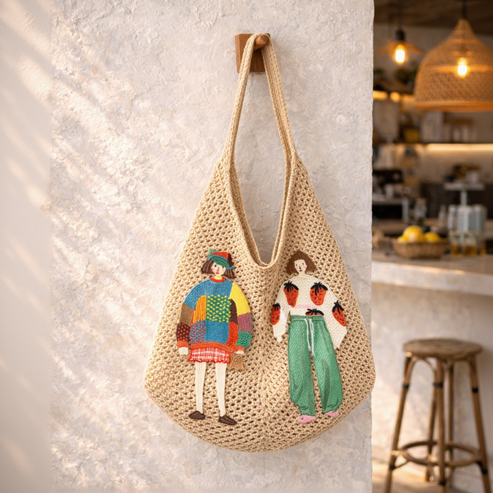 Angelina Artisan Knit Tote