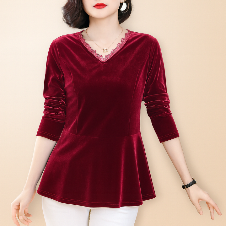 Elowen Velvet Blouse
