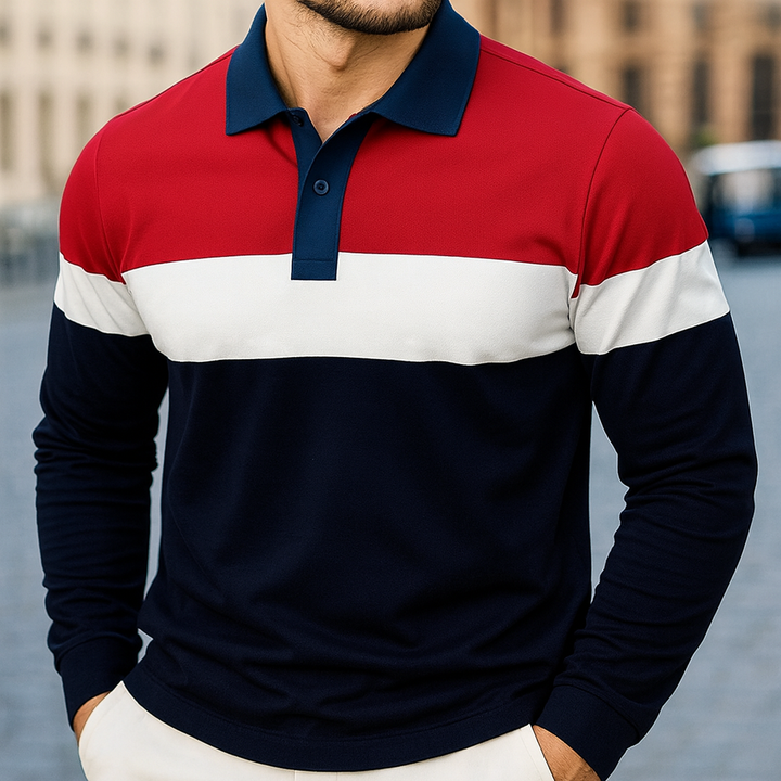 Rowan Blocked Knit Polo