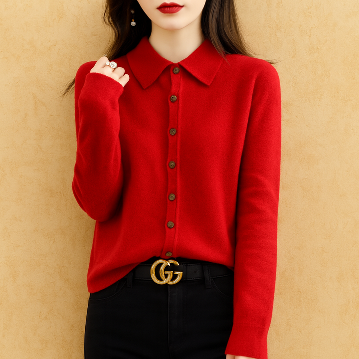 Delfina Button knit Sweater