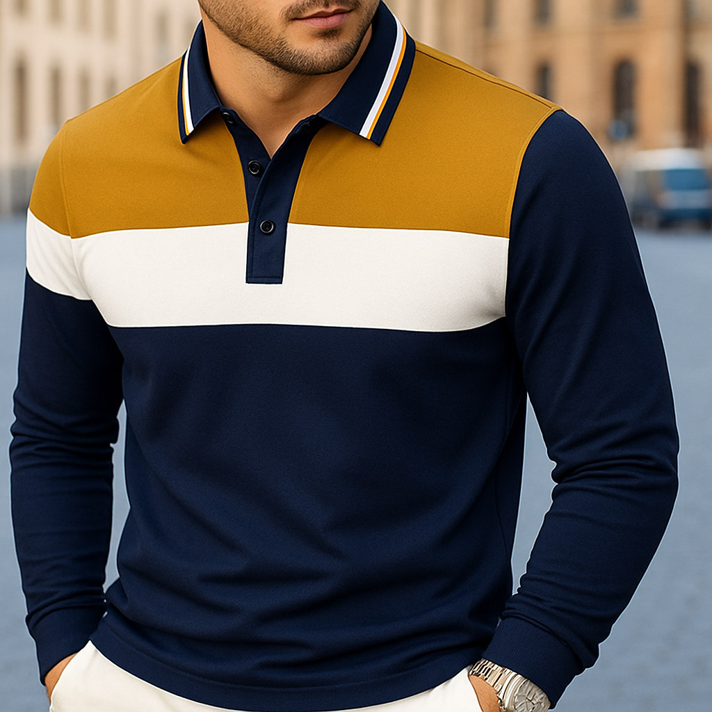 Rowan Blocked Knit Polo