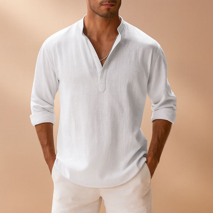 Luca Linen Popover Shirt