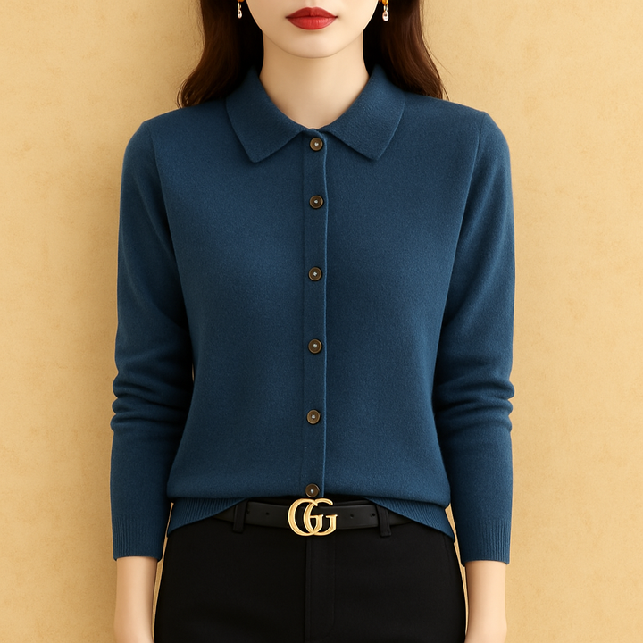 Delfina Button knit Sweater