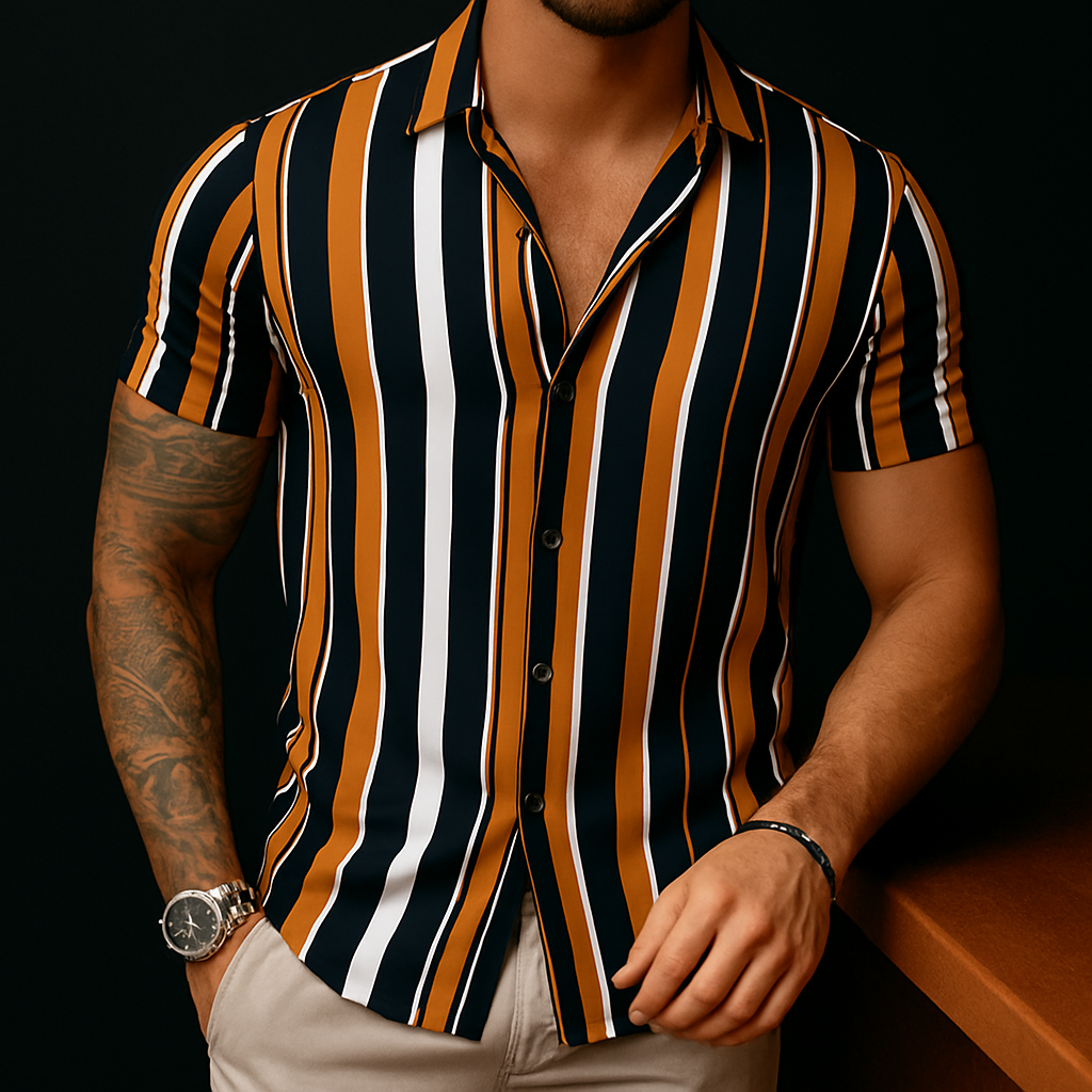 Luven Striped Linen Shirt