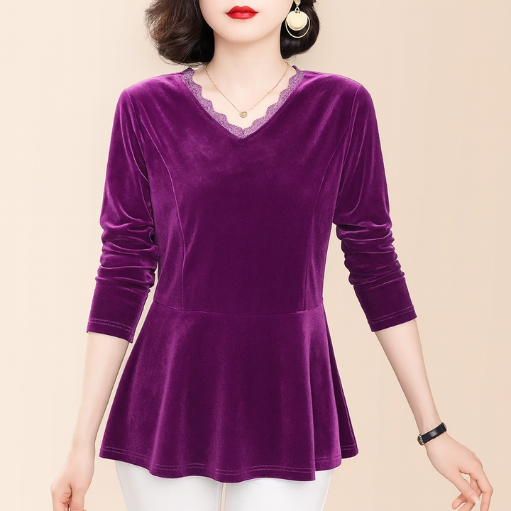 Elowen Velvet Blouse