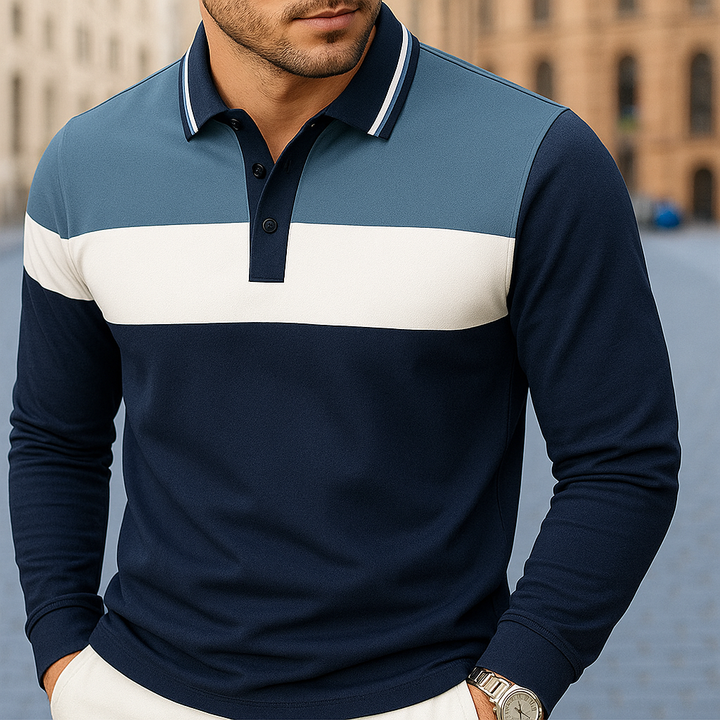 Rowan Blocked Knit Polo
