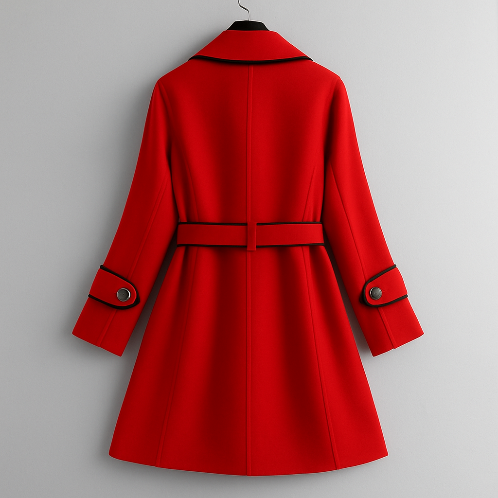 Sabine Belted Wrap Coat