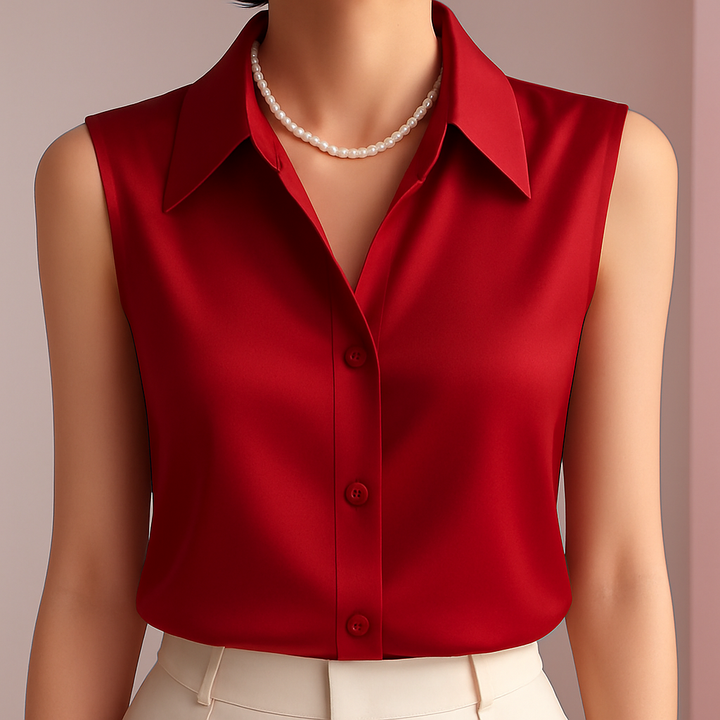 Sabine Satin Blouse