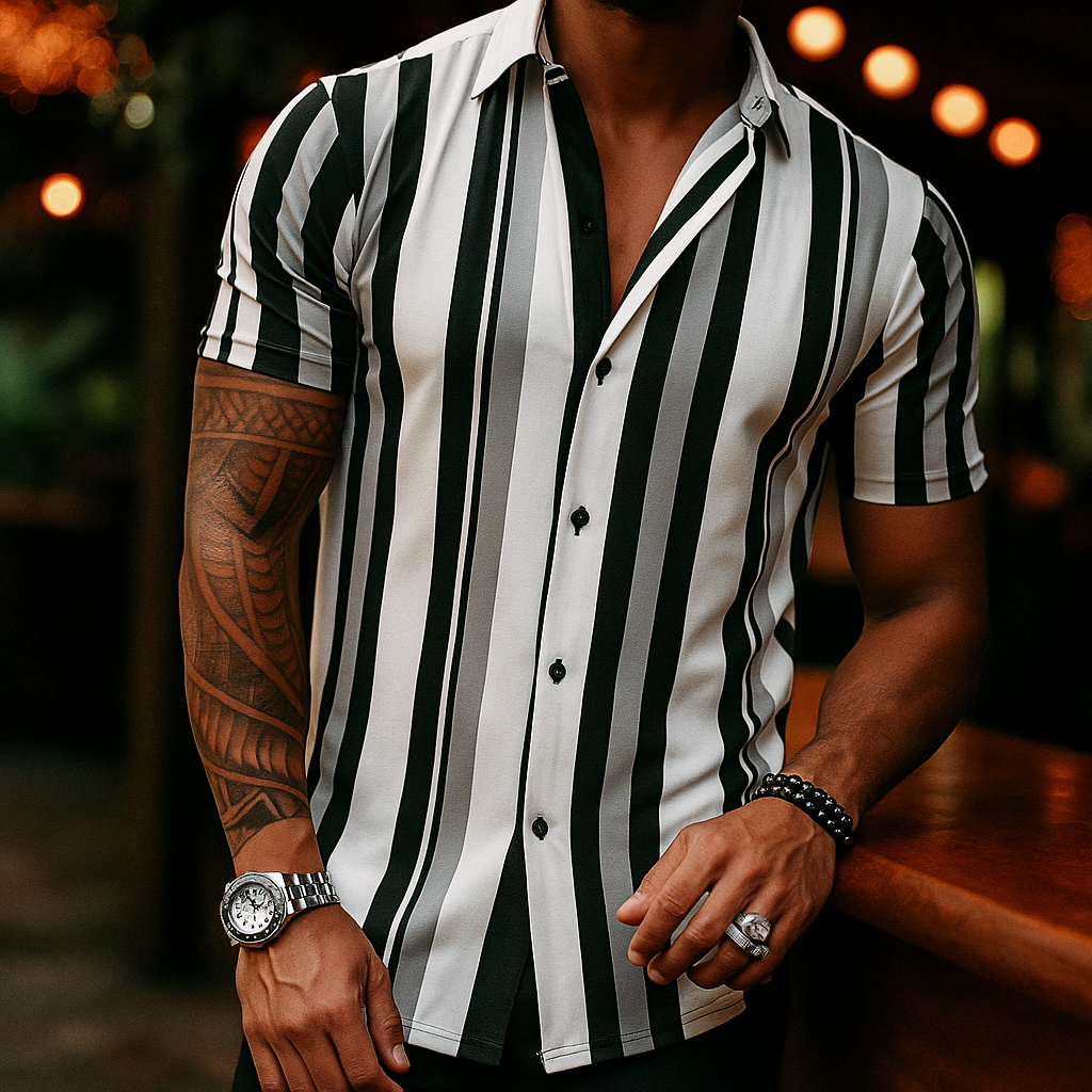 Luven Striped Linen Shirt