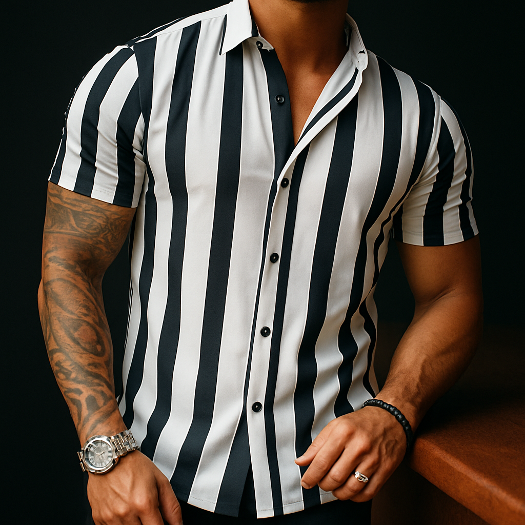 Luven Striped Linen Shirt