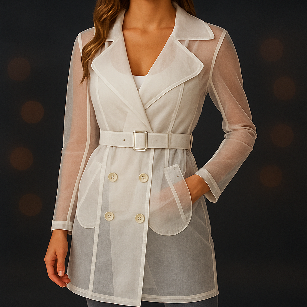 Viviane Gossamer Trench Coat