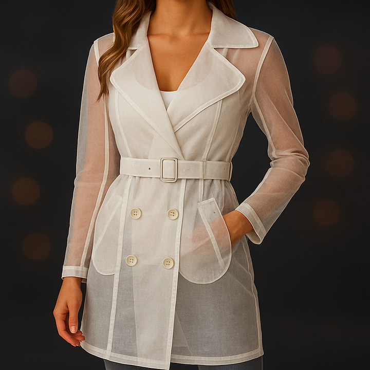 Viviane Gossamer Trench Coat