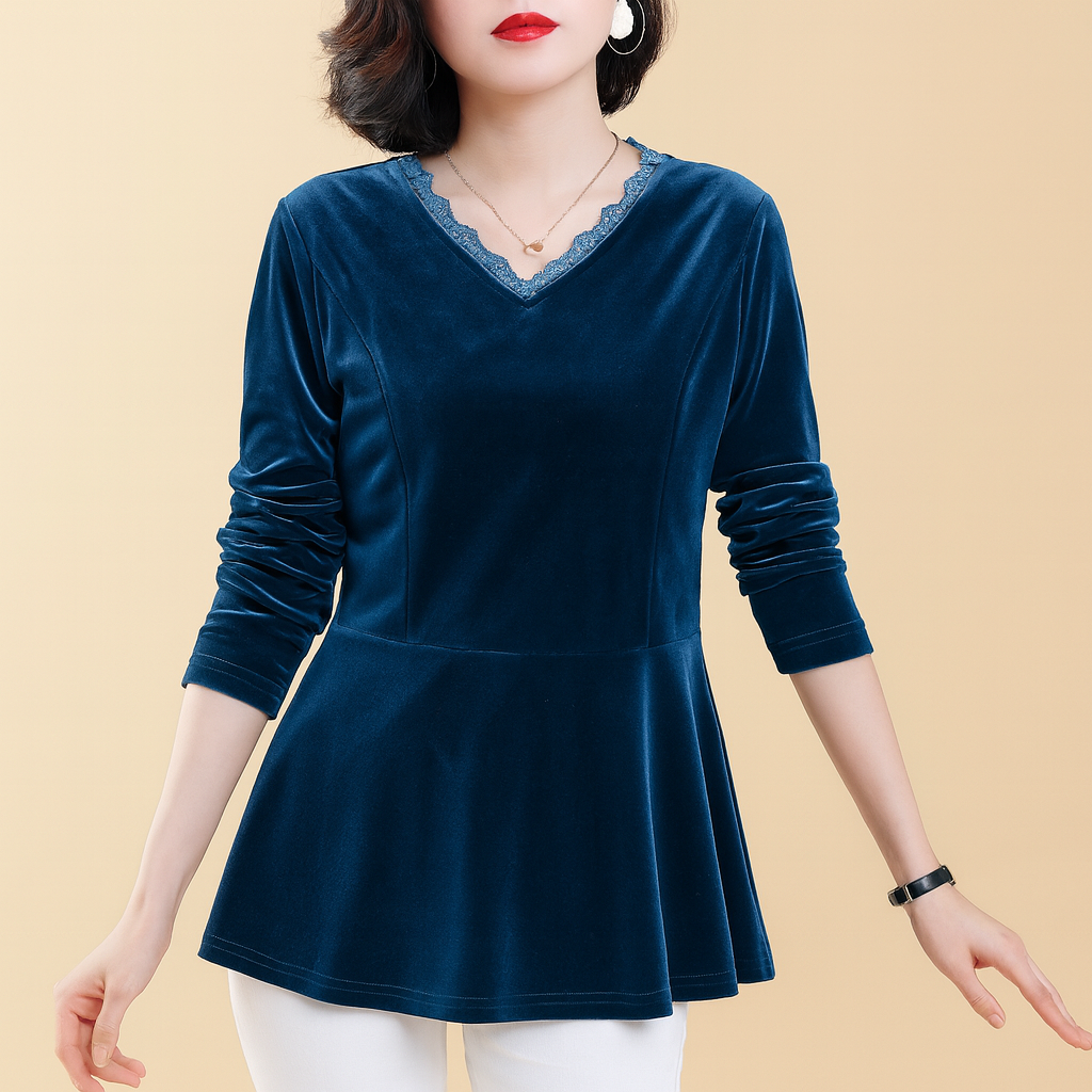 Elowen Velvet Blouse