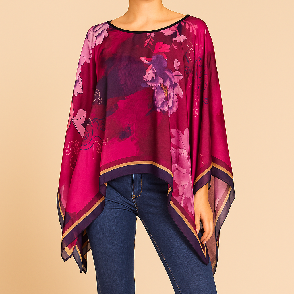 Colette Chiffon Poncho