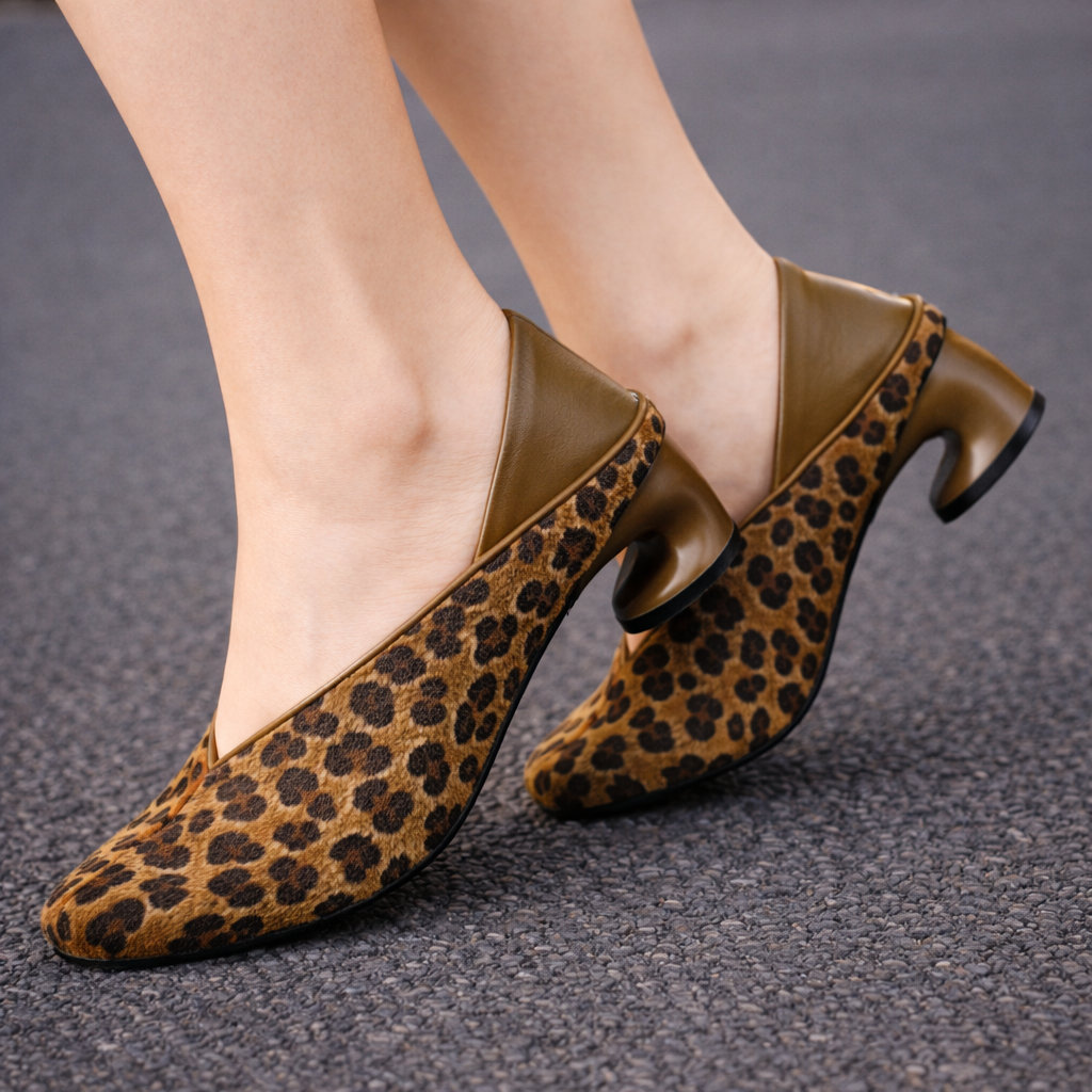 Amelina Sol Fluted Slip-Ons