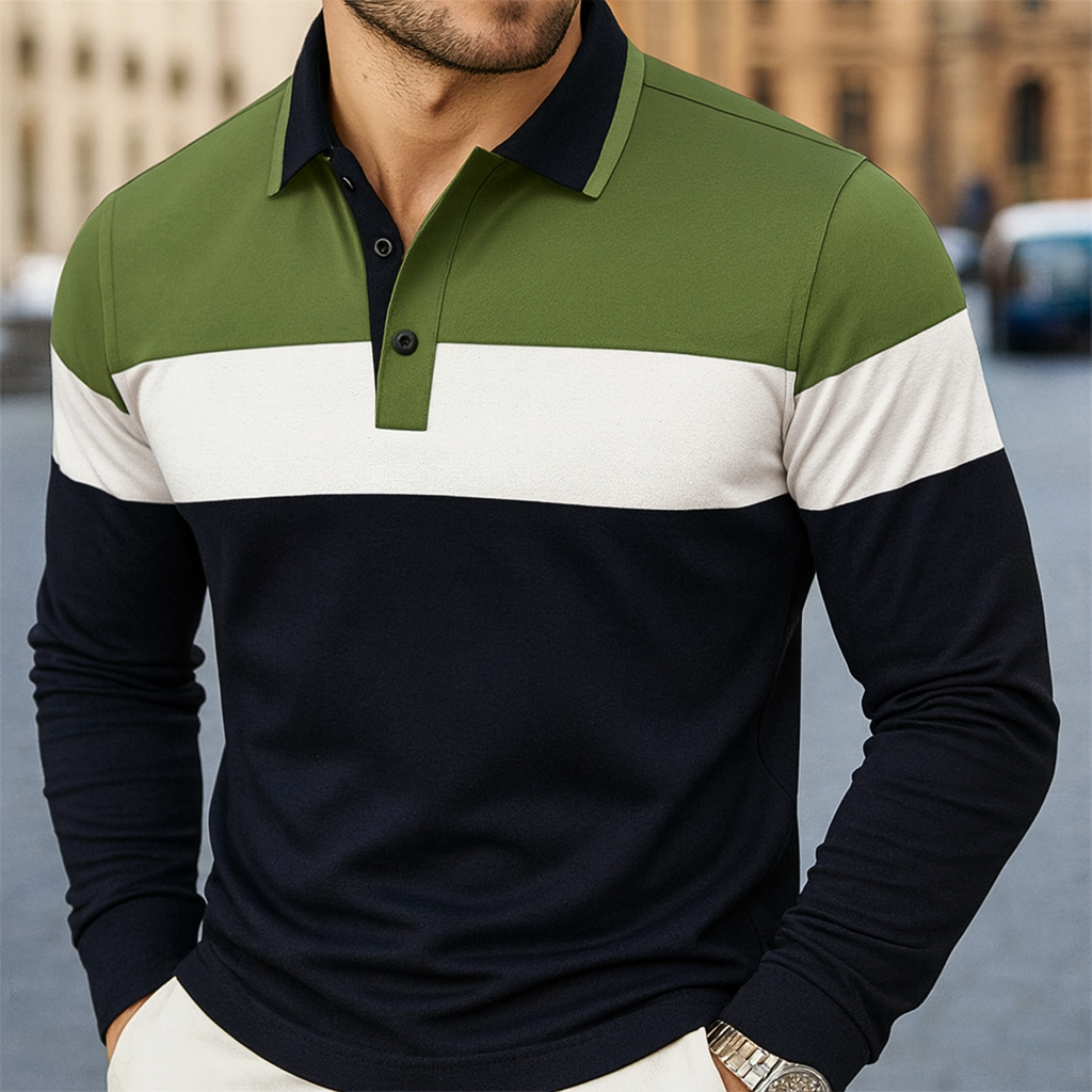 Rowan Blocked Knit Polo