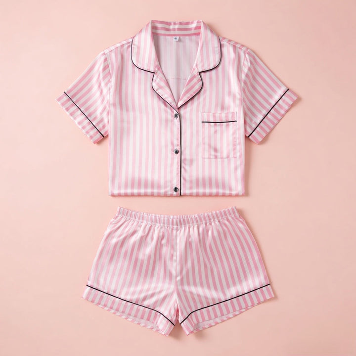 Juliette Satin Short Set